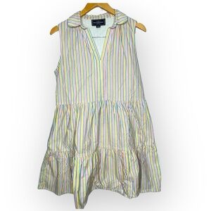 Kiel James Patrick summer stripe dress Size L